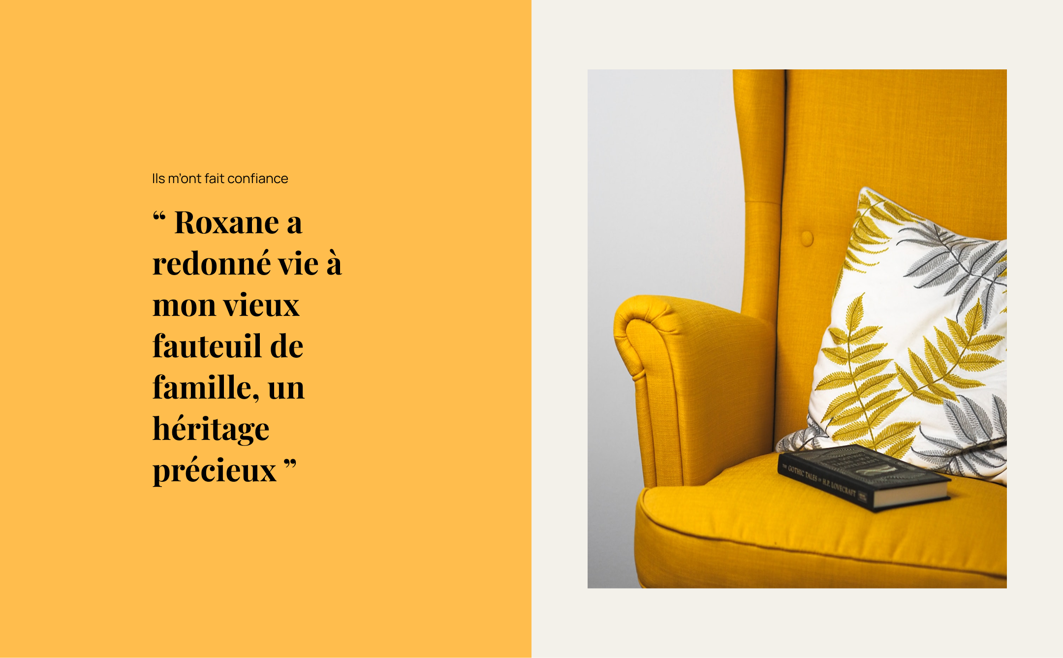 témoignage d'un client Creative Roxane