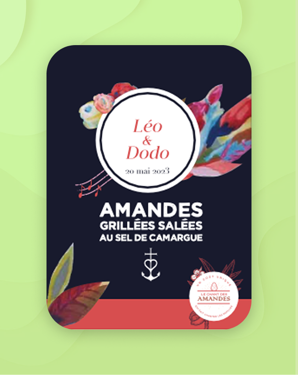 Exemple d'étiquette