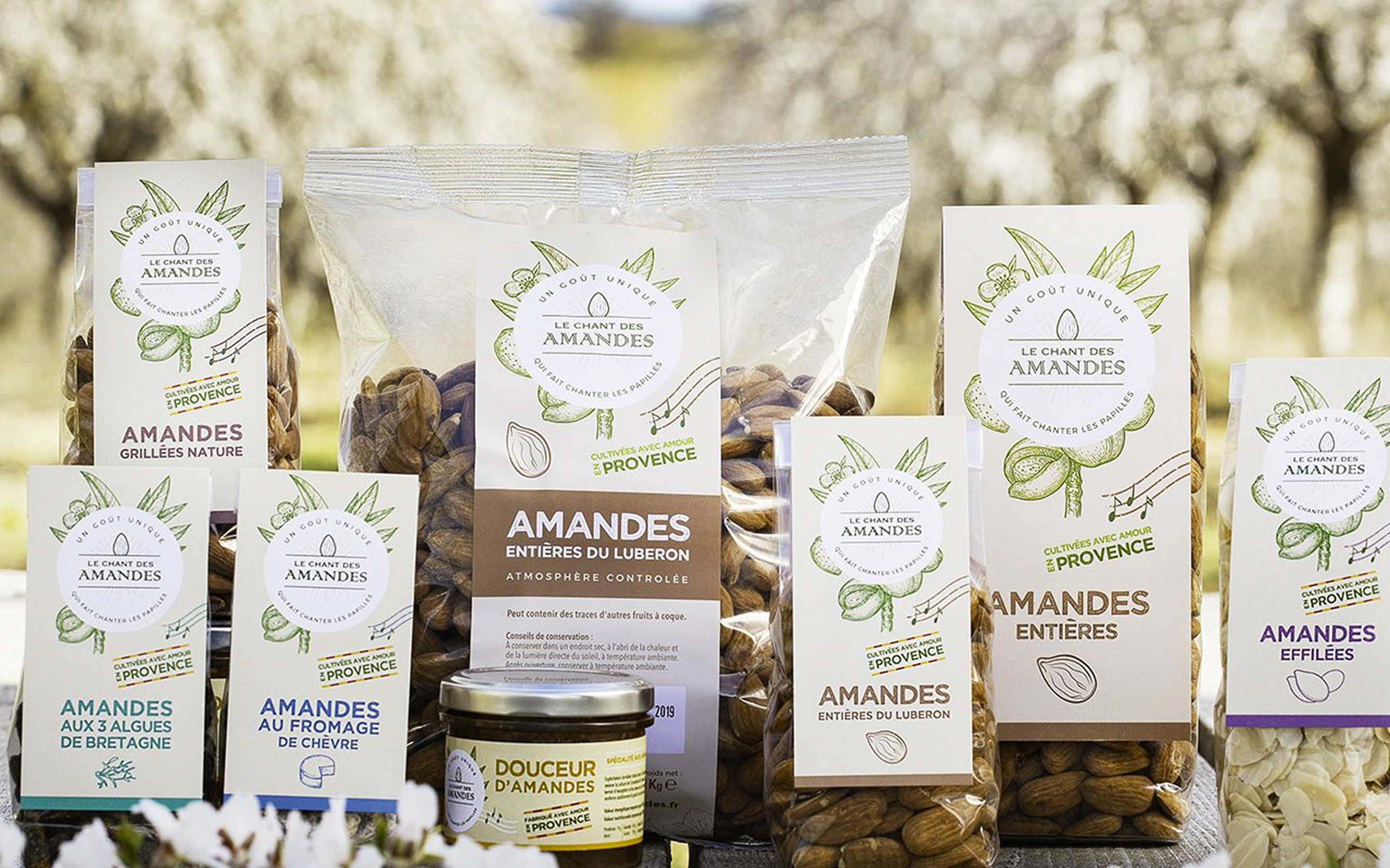 Gamme de produits Le chant des amandes
